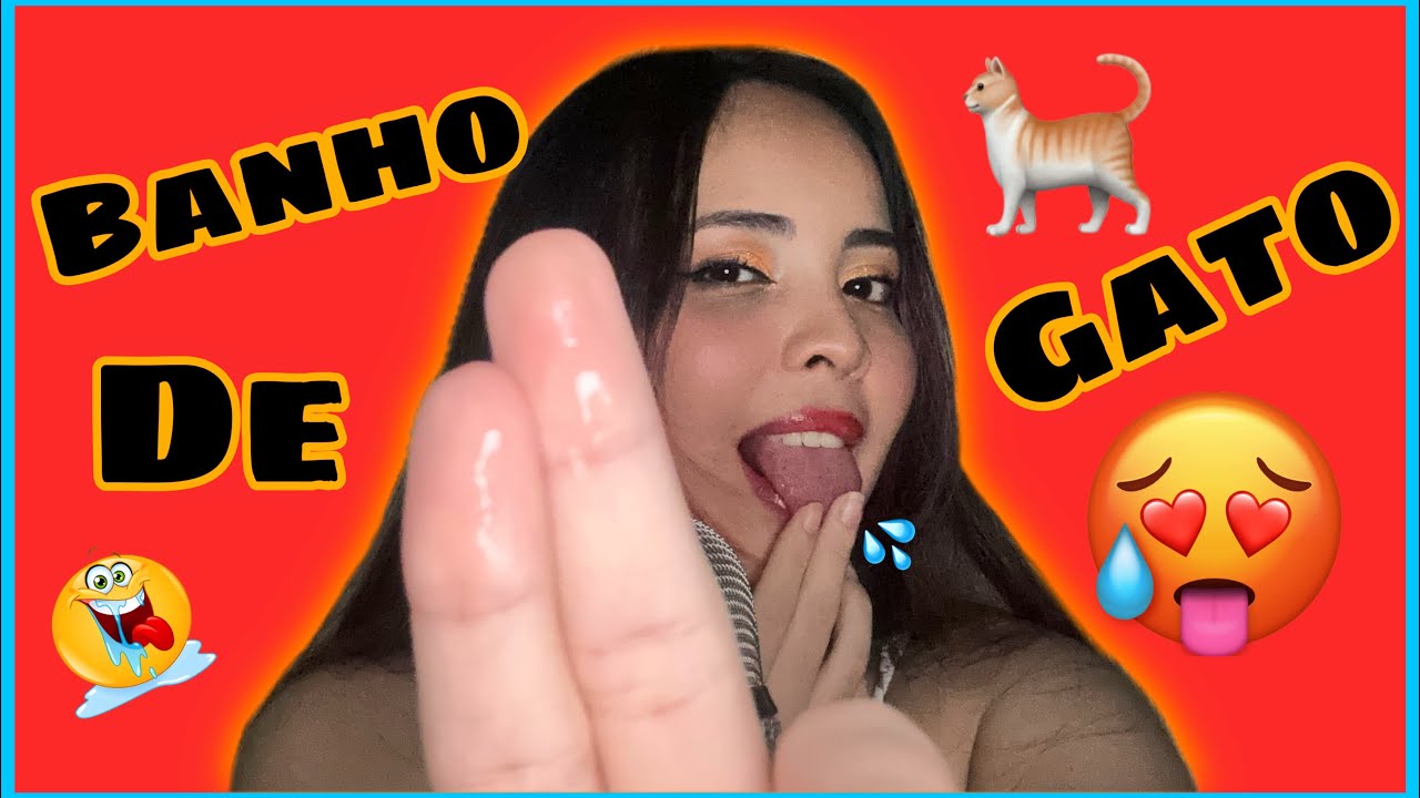 Asmr banho de gato 🐈 💦