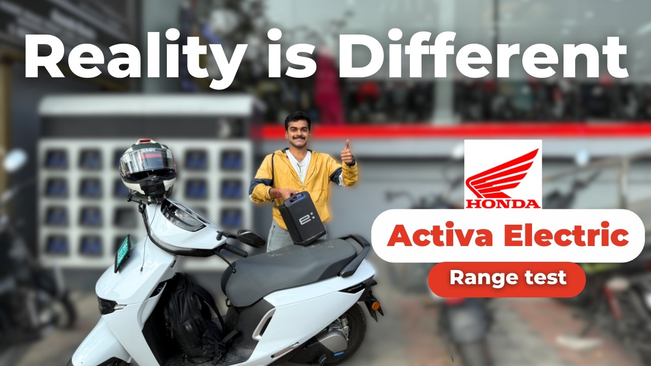 Honda Activa Electric Range test: Reality is different | performance, issues, Battery swap, pricing