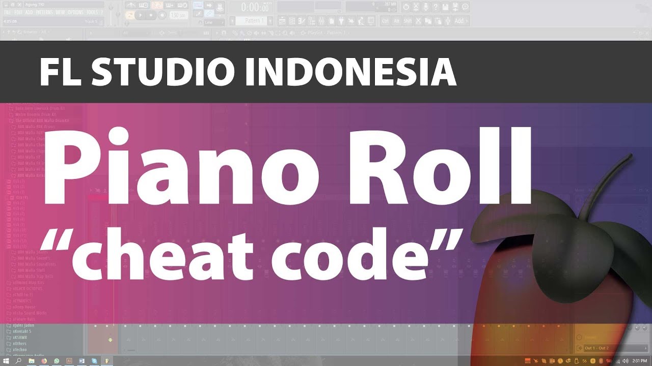 FL Studio 20 (Indonesia) - Piano Roll 