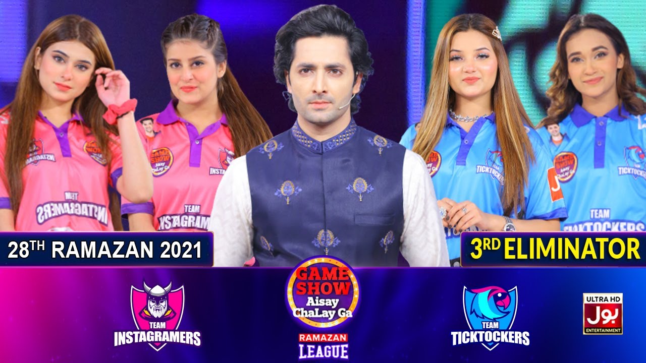 Game Show Aisay Chalay Ga Ramazan League | 3rd Eliminator | Tick Tockers Vs Instagramers|28th Ramzan
