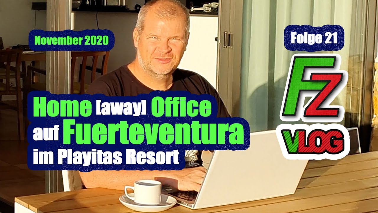 Home (away) Office auf Fuerteventura im Sporthotel Playitas Resort (Werbung)