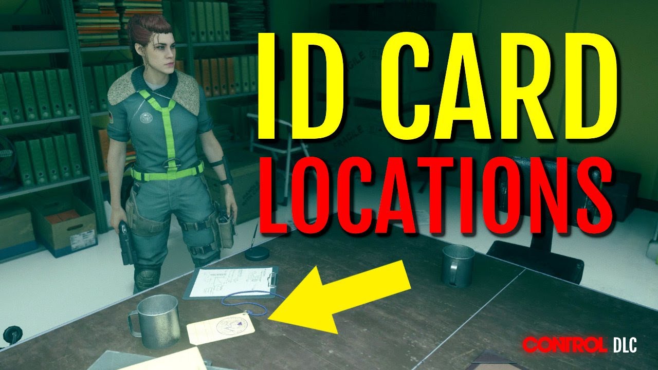 ALL 5 ID Card Locations (Pope's Collection Mission) | Control DLC The Foundation