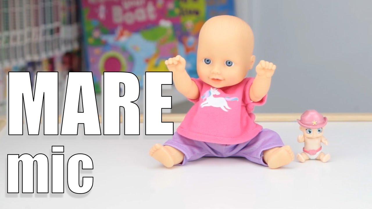 Invatam marimile, diferenta dintre mic si mare . Joc educativ pentru copii. PikoPikoTV
