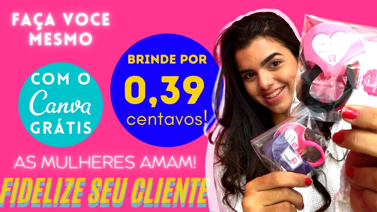 DICA DE BRINDE PARA CLIENTES | MIMO BARATO PERSONALIZADO | PASSO A PASSO | PARA FIDELIZAR A CLIENTE