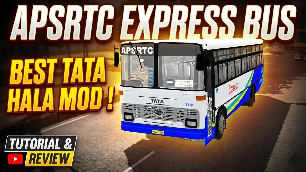 😘🎥APSRTC bs3 express bus mod #apsrtcbus #bussid #game