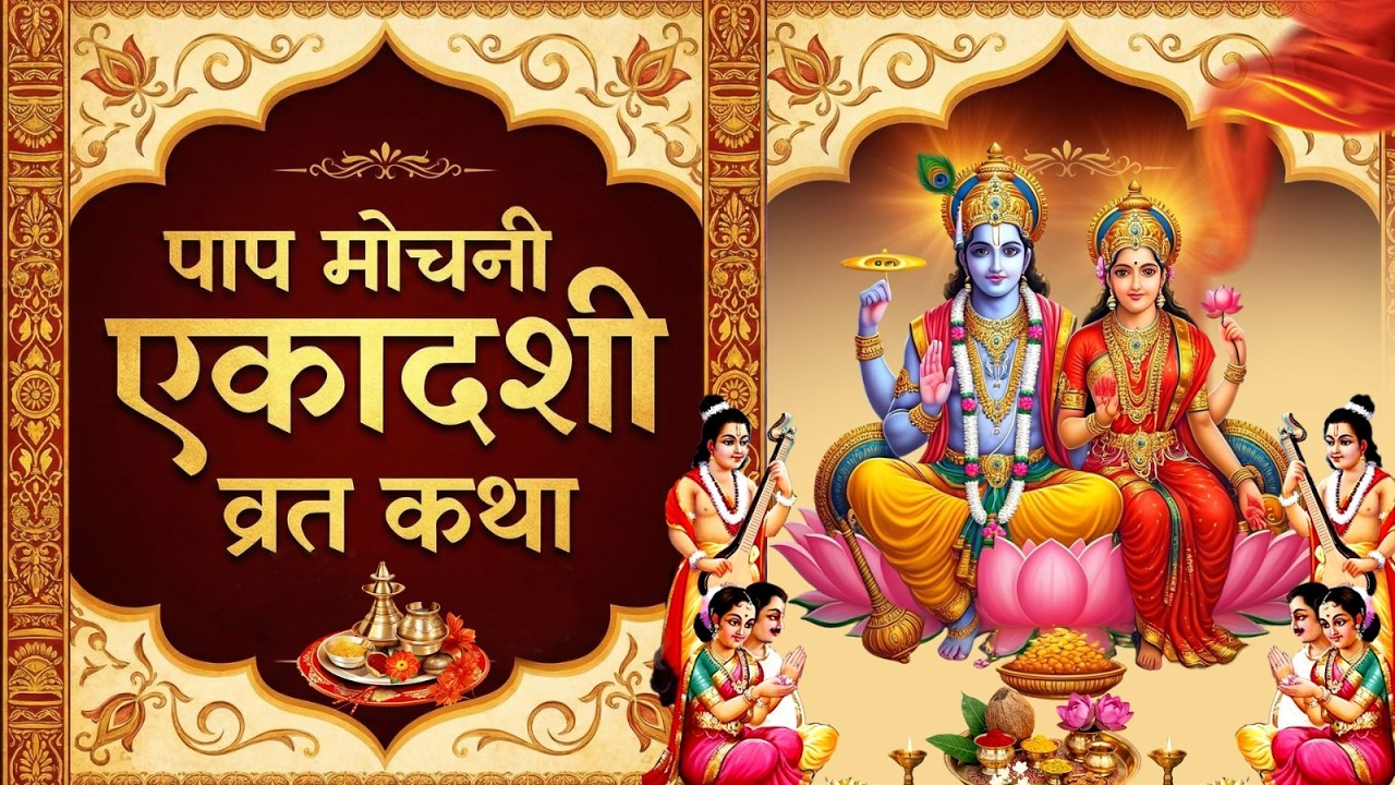 पाप मोचनी एकादशी व्रत कथा | सभी पापों से मुक्ति देने वाली कथा और आरती | Papmochani Ekadashi Katha
