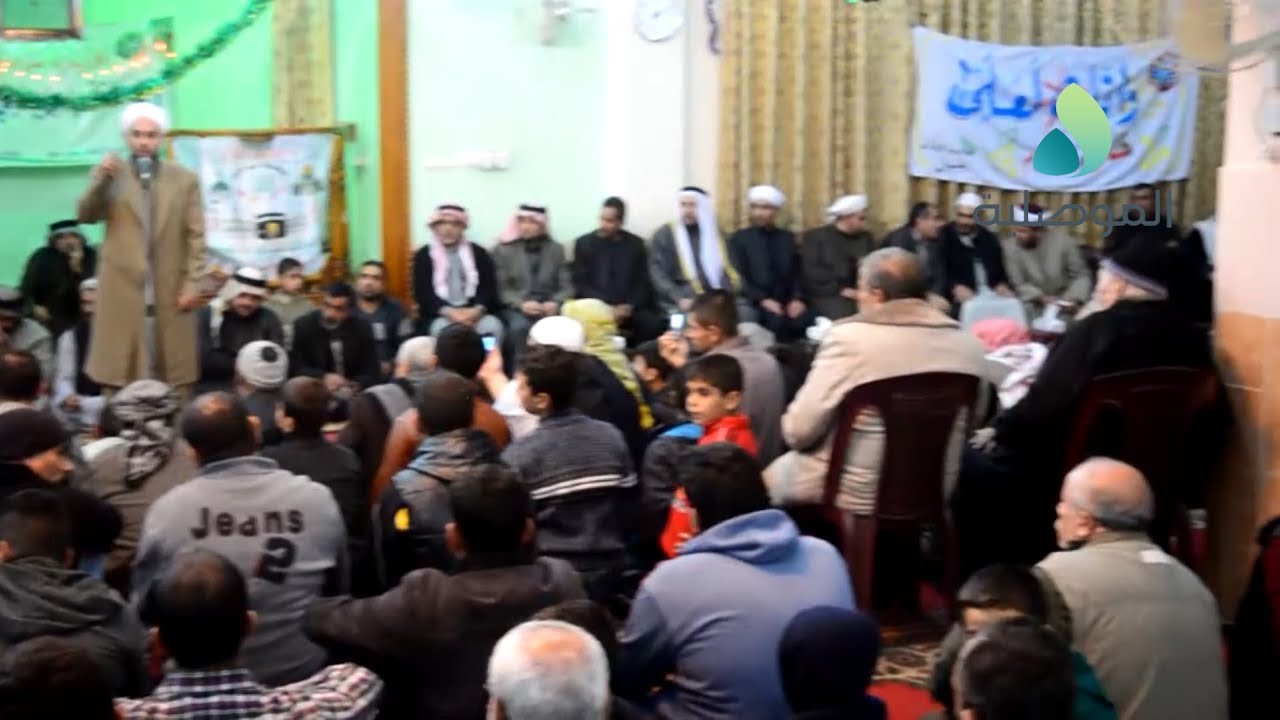 جامع الرؤوف بحي البكر يقيم احتفالية بذكرى المولد النبوي بحضور عدد من ائمة وخطباء وأهالي الموصل