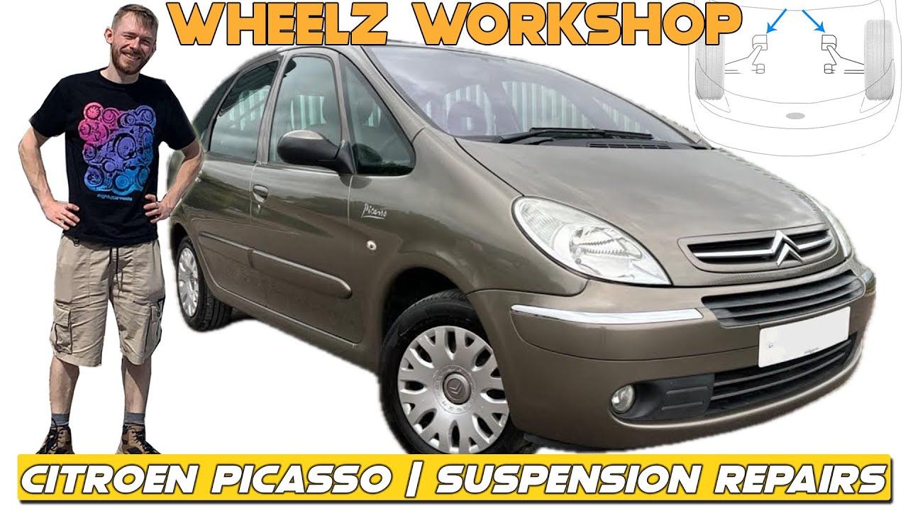 How to Replace Control Arm Bushes, Ball Joints & Drop Links - Citroën Picasso | Wheelz Workshop EP2