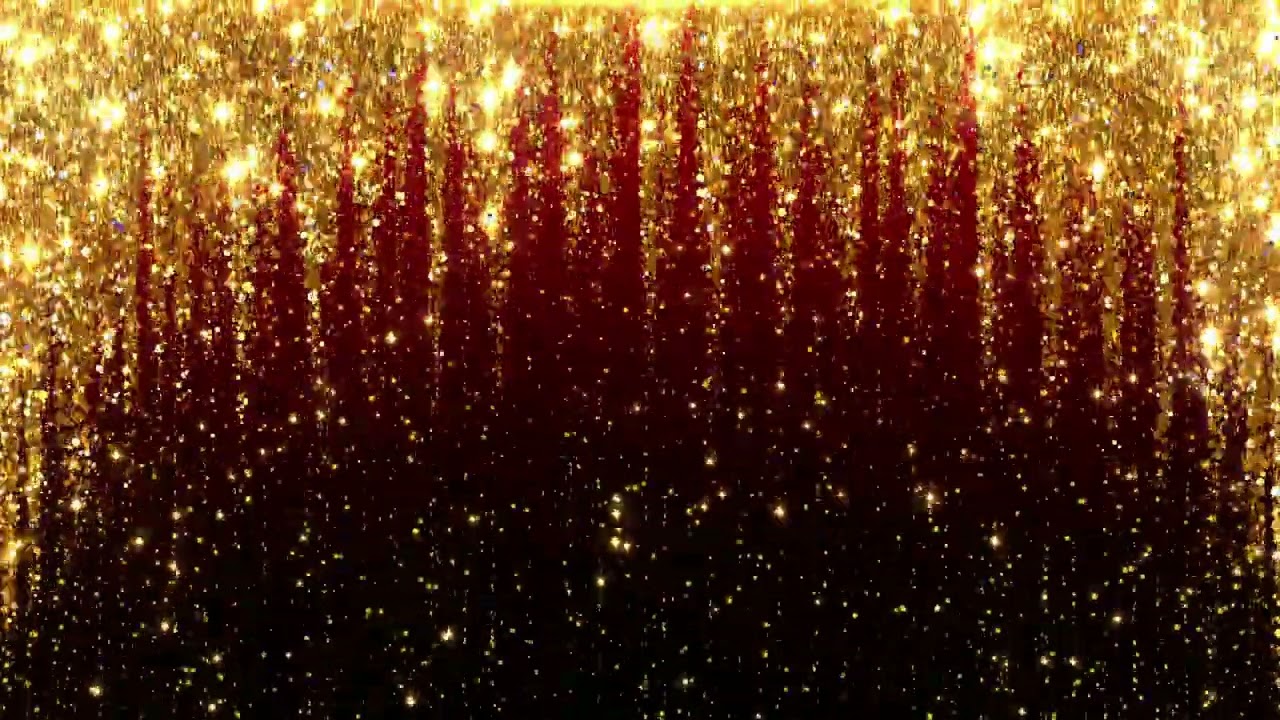 Christmas Golden Sparkles – 10H 4K Festive Background | Holiday Ambience
