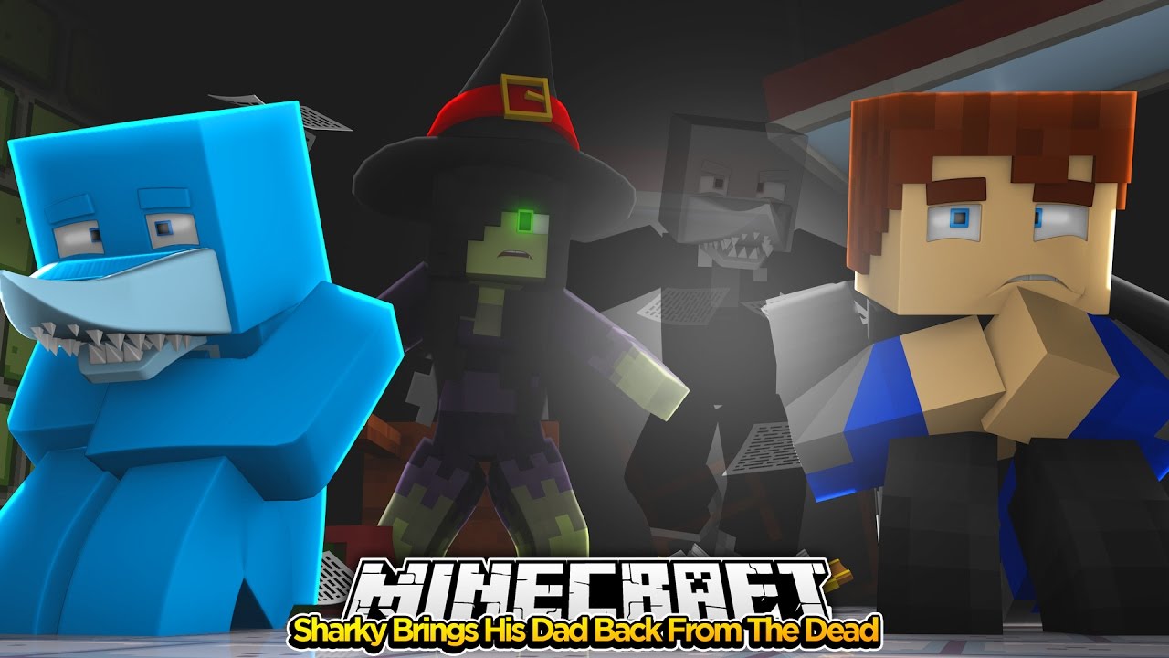 Minecraft - SHARKY'S DAD IS BACK FROM THE DEAD???