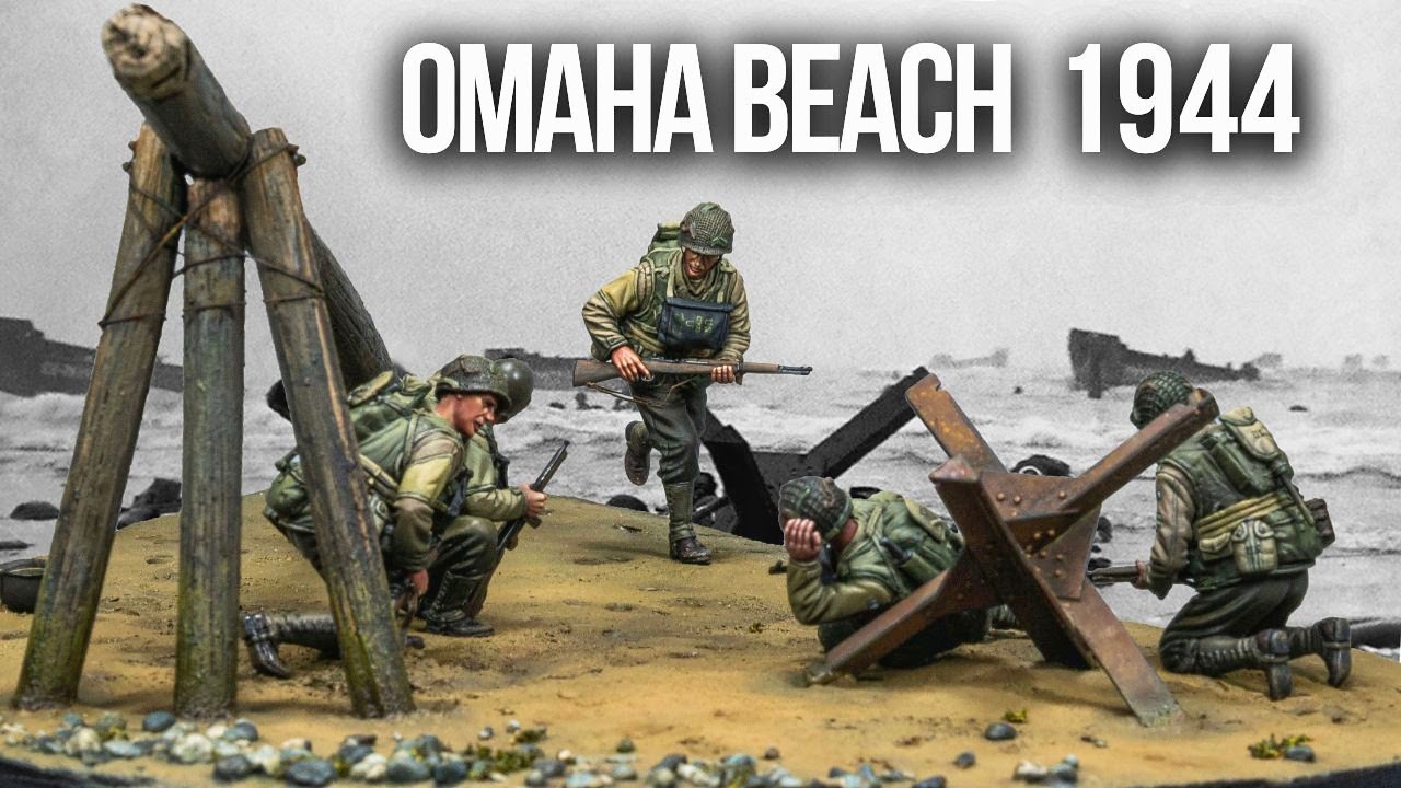 ПОСТРОЕНИЕ Диорамы ДНЯ Д — Омаха-Бич, 1/35, Вторая мировая война