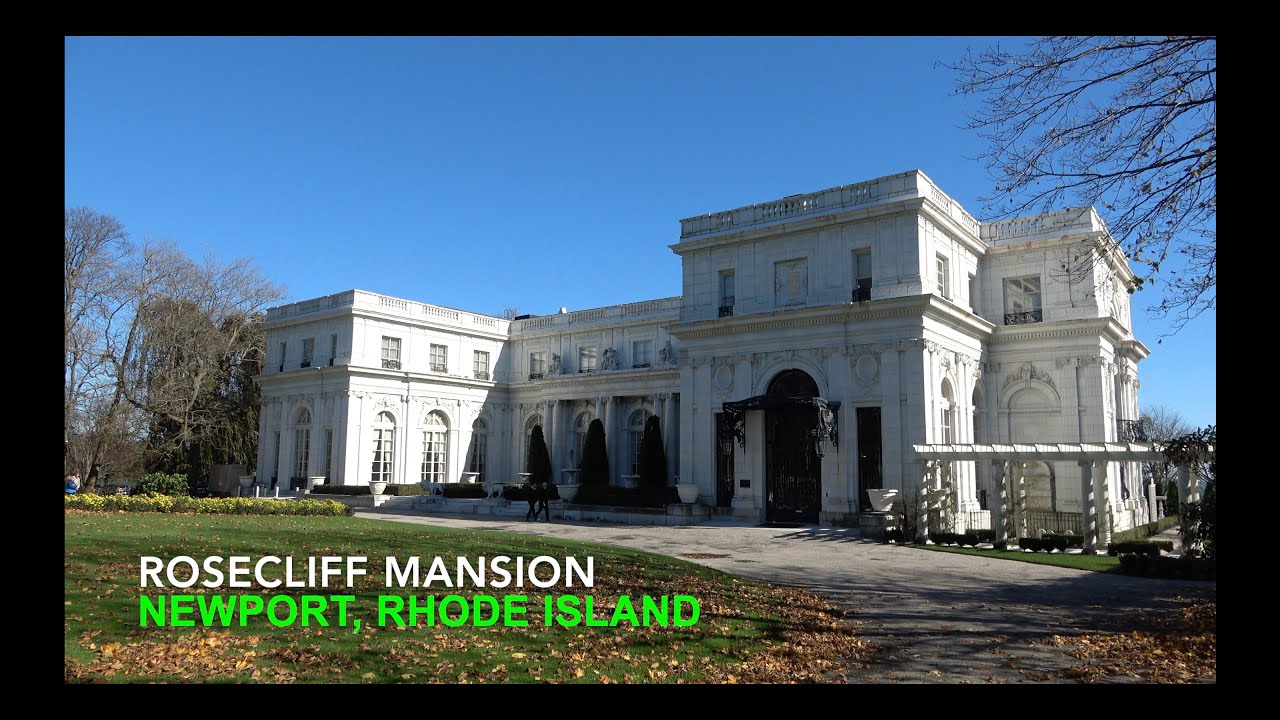 Travel With Us To Rhode Island - Mansion Tour - Rosecliff Mansion - Gilded Age