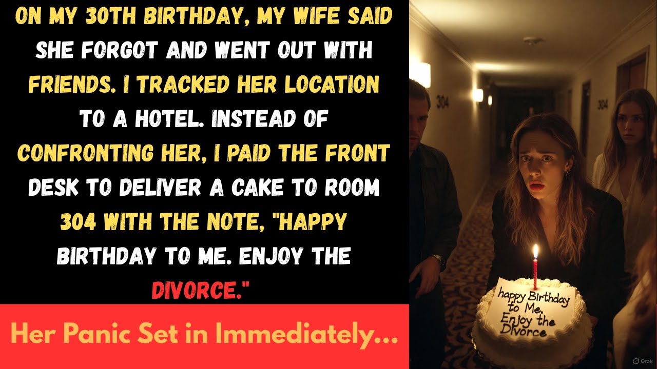 [ Full Story ] On My 30th Birthday, My Wife Said She Forgot and Went Out With Friends. I Tracked...