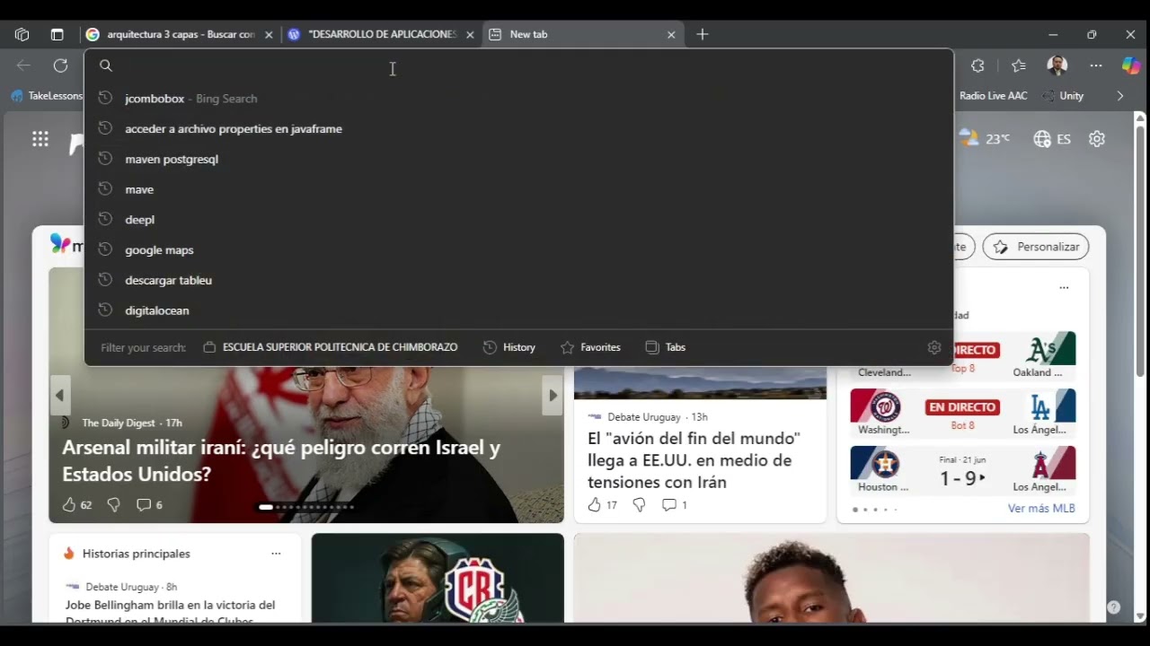 Arquitectura 3 capas con Java y Postgresql