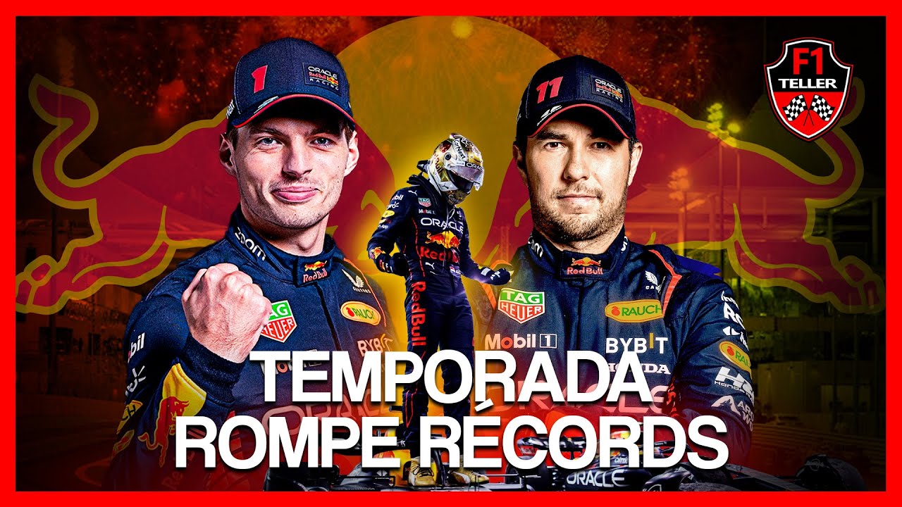 La temporada en que Checo Pérez y Max destruyeron todos los records de la F1