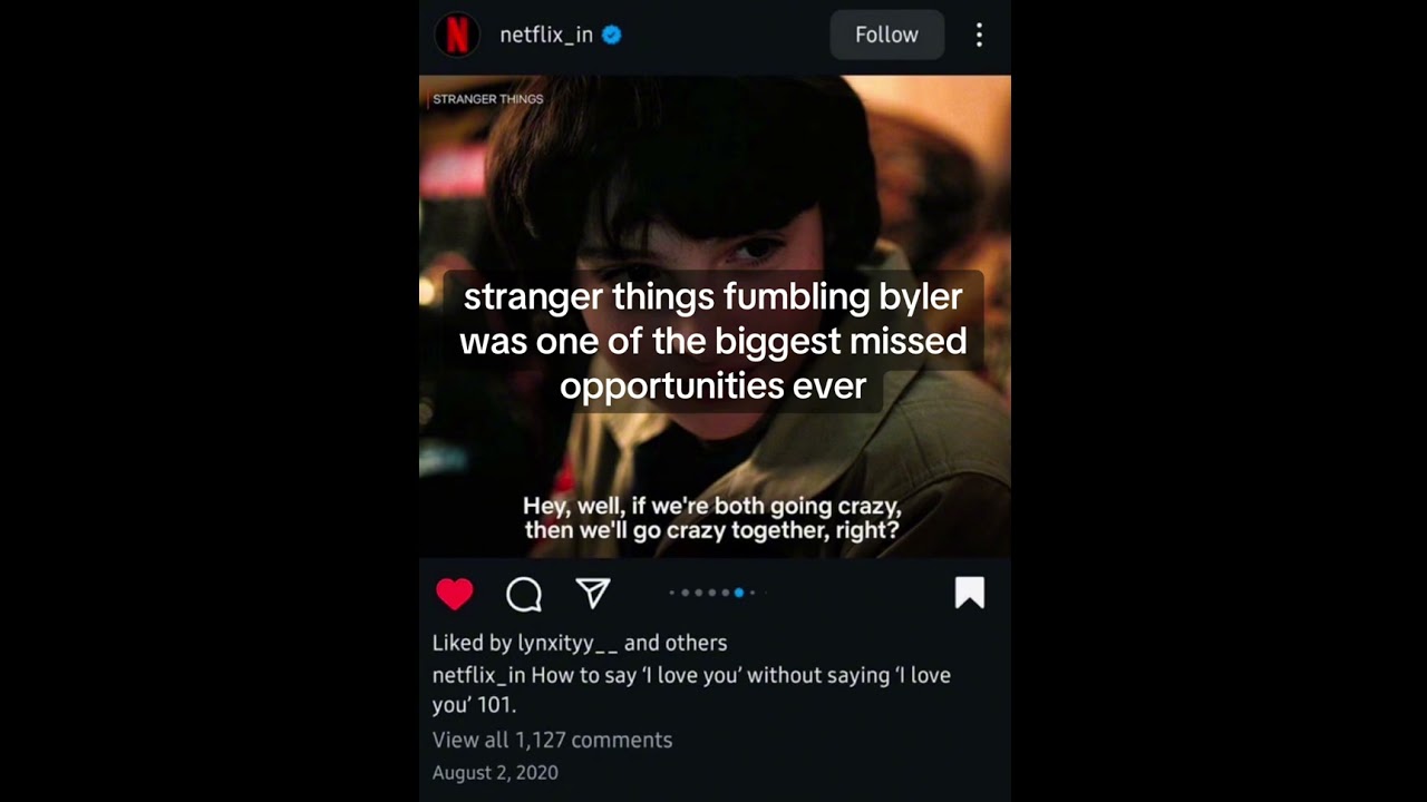 stranger things fumbled byler .. | #strangerthings video essay + breakdown 