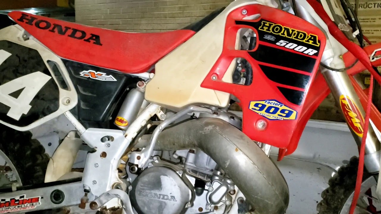 Garage find 1996 CR500R Honda episode #1 CR500 Rebuild