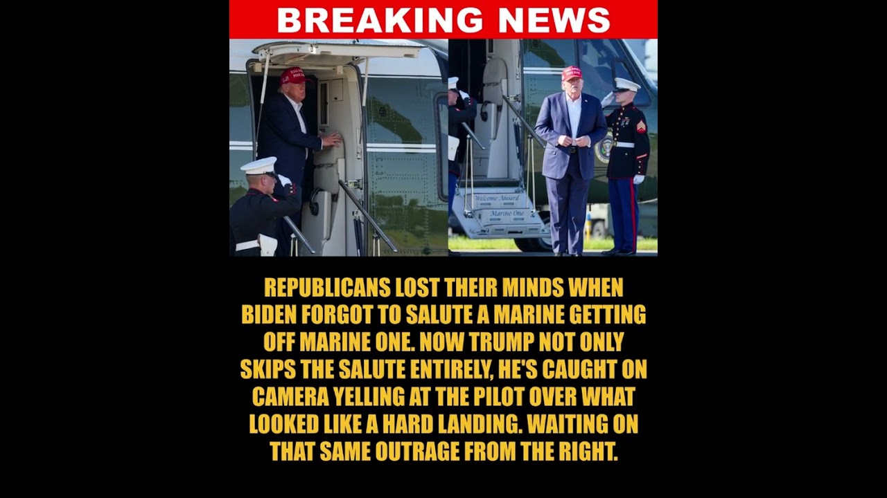Trump&rsquo;s Marine One Moment Raises Questions After Tense Exchange With Crew