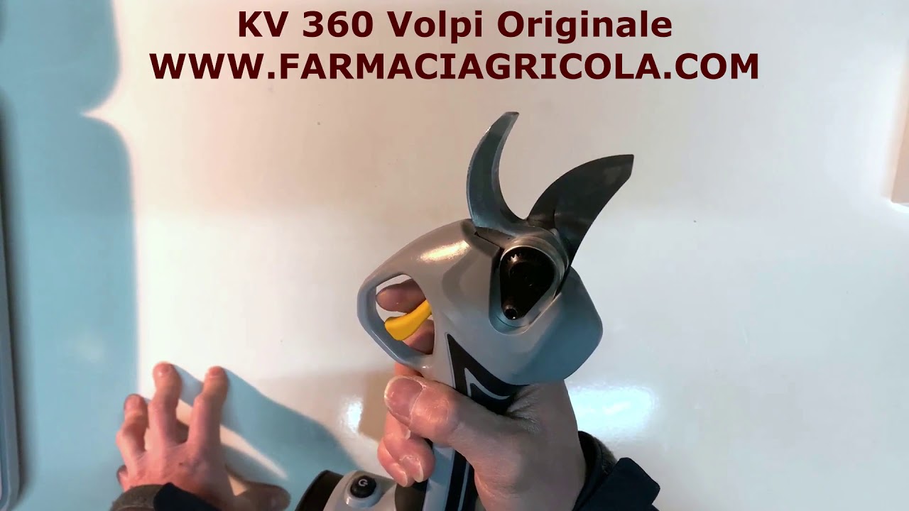 KV360 forbici potatura volpi test programmazione lame recensione
