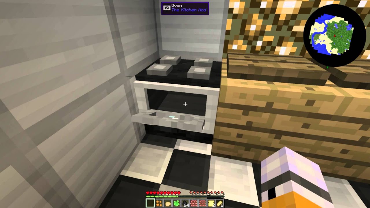 Minecraft Mod Review: Kitchen Mod! (German/Deutsch)