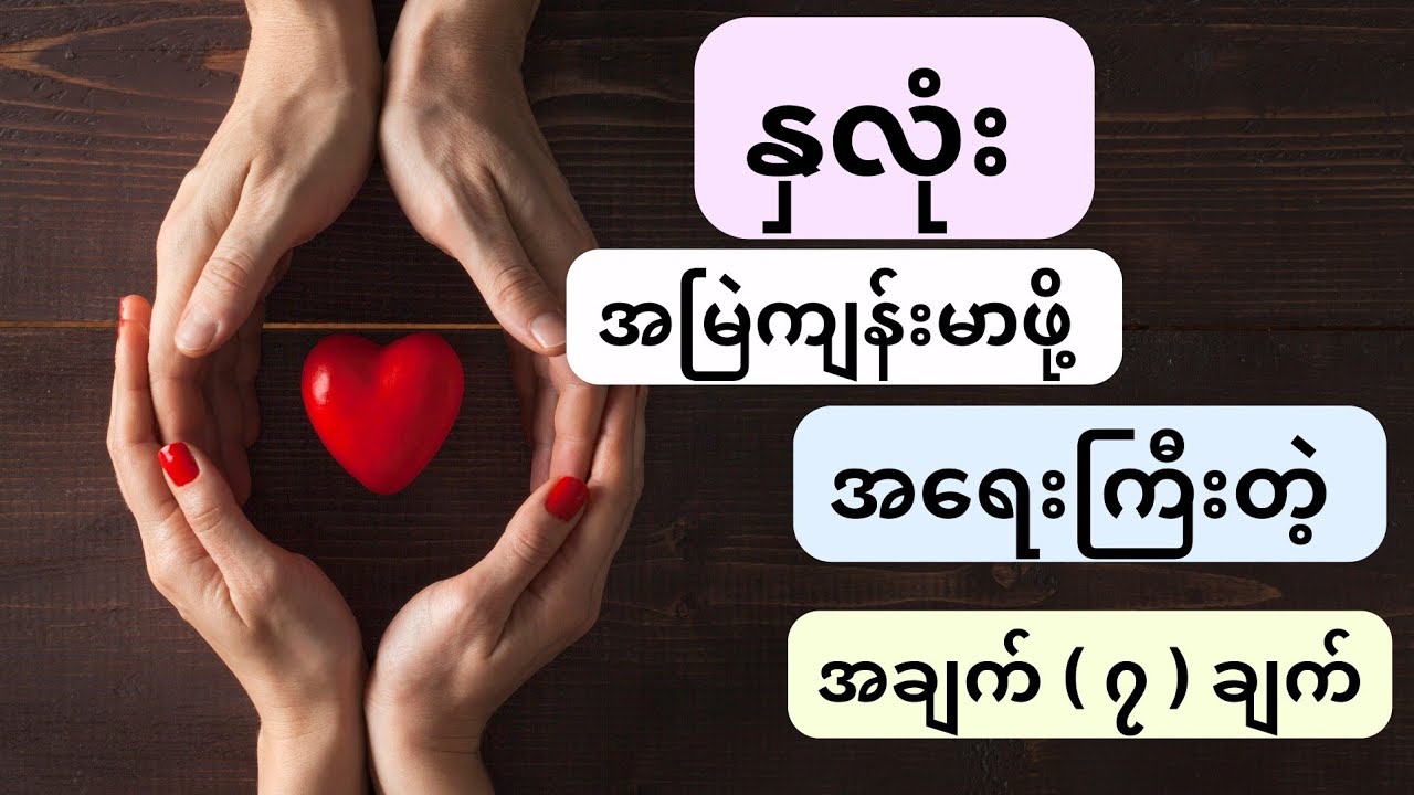 နှလုံးအမြဲကျန်းမာဖို့ အရေးကြီးတဲ့အချက် ( ၇ ) ချက် - Heart health