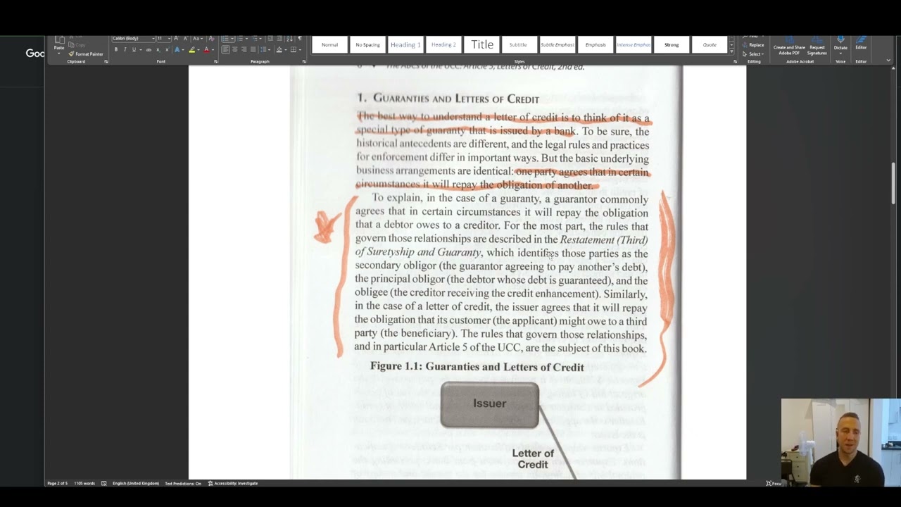 THE ABCs OF THE UCC ARTICLE 5: LETTERS OF CREDIT, STRAWMAN, SECURITIES, REDEMPTION KNOWLEDGE
