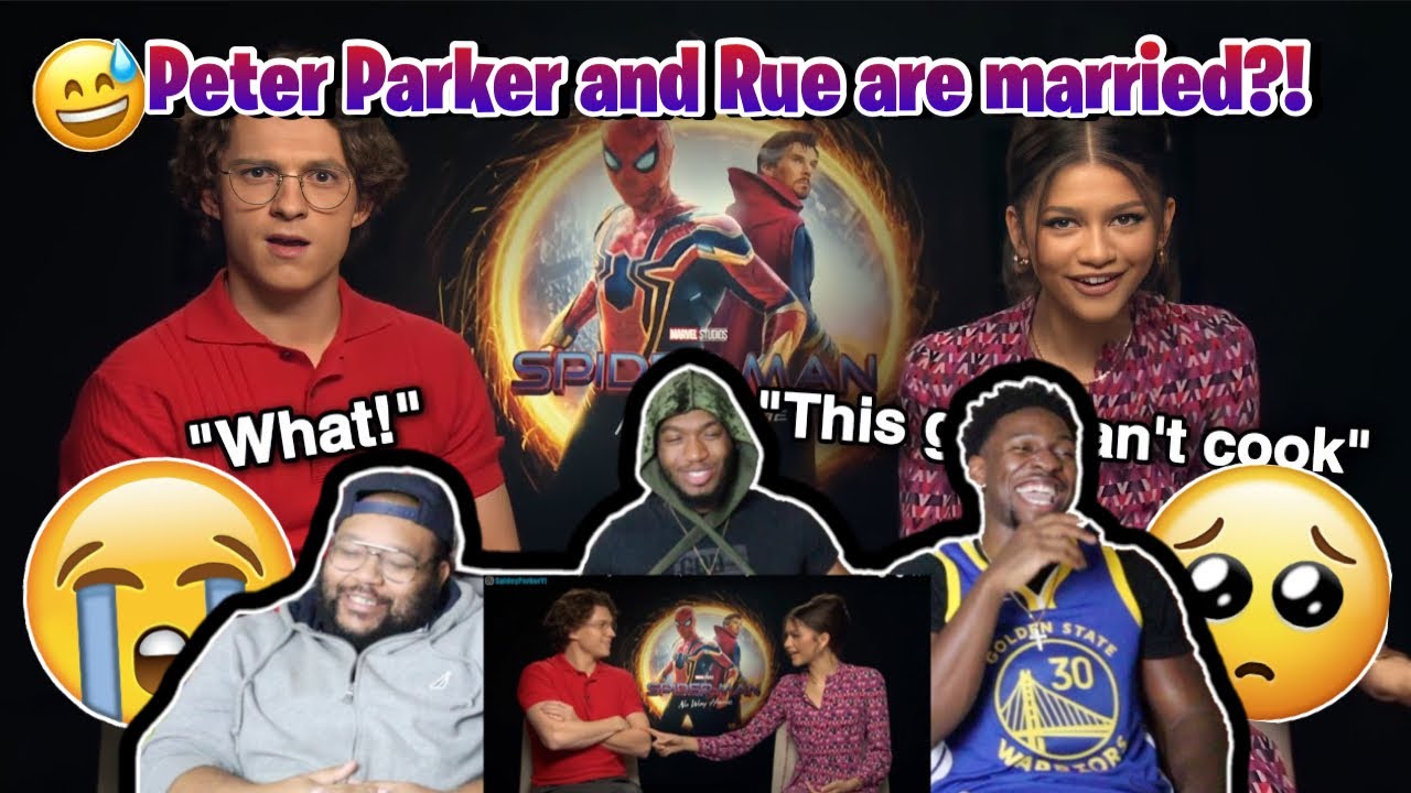 Tom Holland and Zendaya acting like a married couple for 8 min straight REACTION!!