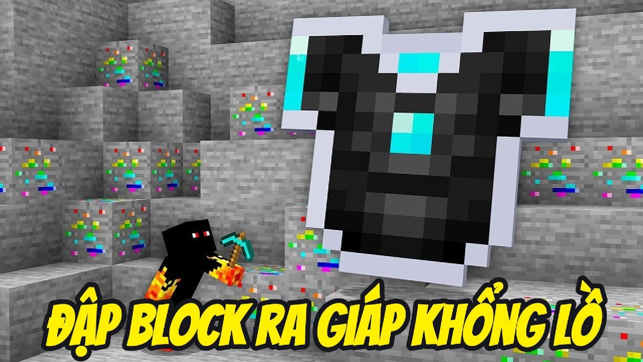 Thử Thách ĐẬP BLOCK RA GIÁP KHỔNG LỒ TRẢ THÙ LŨ BẠN THÂN KHỐN NẠN Trong Minecraft Siêu Bất Ổn 🤣