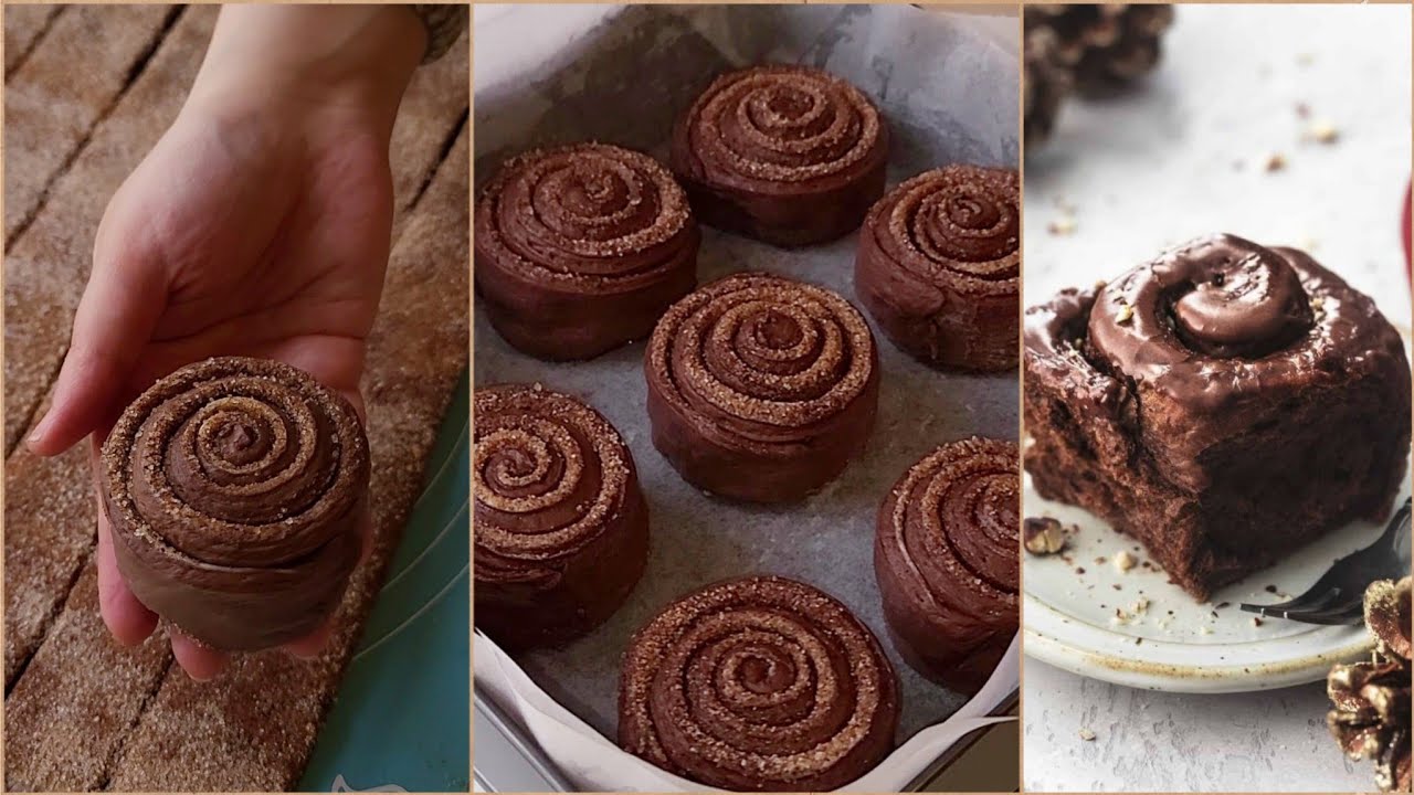 سينامون رولز 2026 بعجينة الشوكولا مميزة جداً بأبسط وأسهل طريقة Chocolate cinnamon rolls