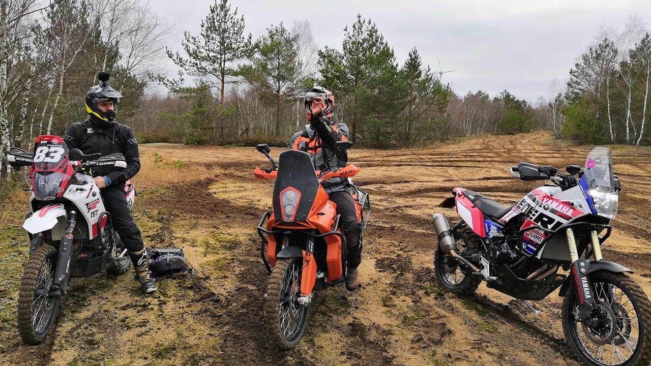 Ready for Rally Dakar? Tenere 700 & KTM 950 Adventure offroad training