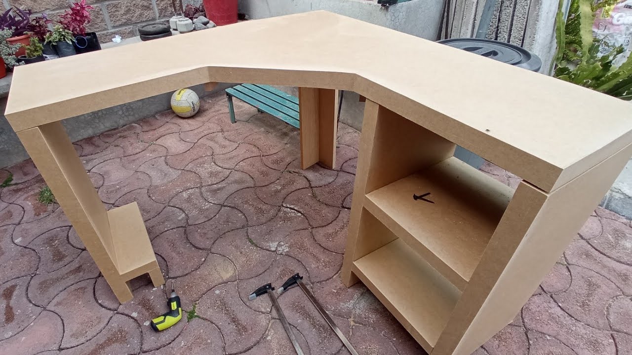 Como hacer un mueble de Tambor o Bastidor Escritorio Gamer