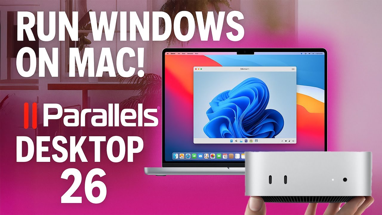 Windows на Apple Silicon: M4 Mac mini + Parallels 26