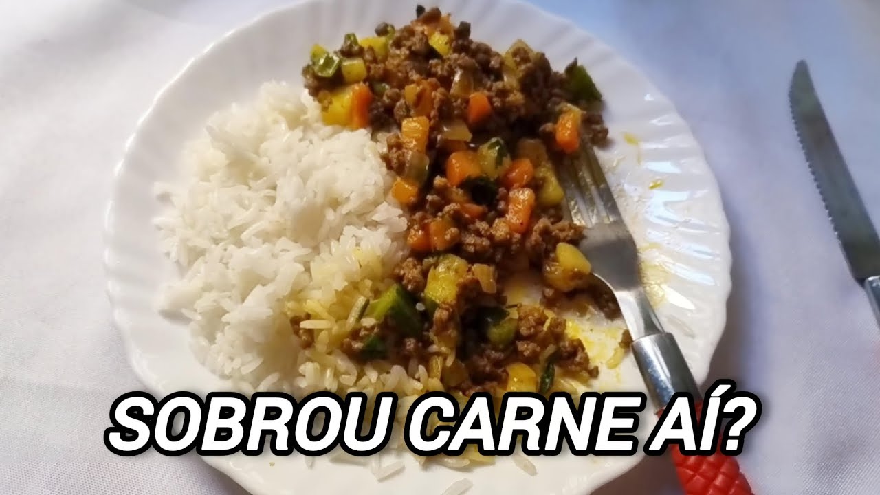 Sobrou Pouco Dinheiro? Fiz 300g de Carne Moída Render pra Família Toda 😱