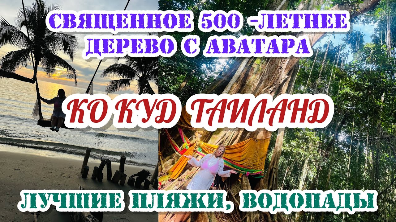 ПОСЛЕДНИЙ ДЕНЬ НА ОСТРОВЕ КО КУД / ВОДОПАДЫ / СВЯЩЕННОЕ ДЕРЕВО / ЕДЕМ В ПАТТАЙЮ / ДЕЛАЕМ МАССАЖ