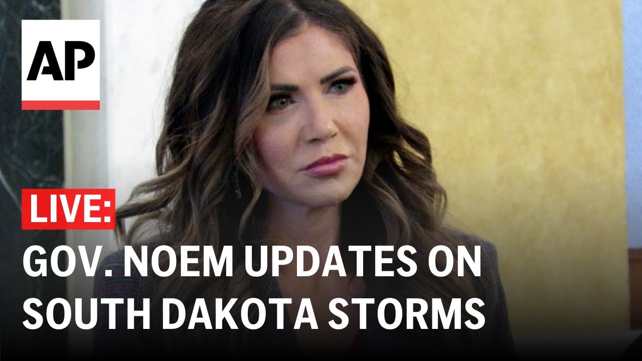 LIVE: Governor Kristi Noem updates on storms and flooding across South Dakota