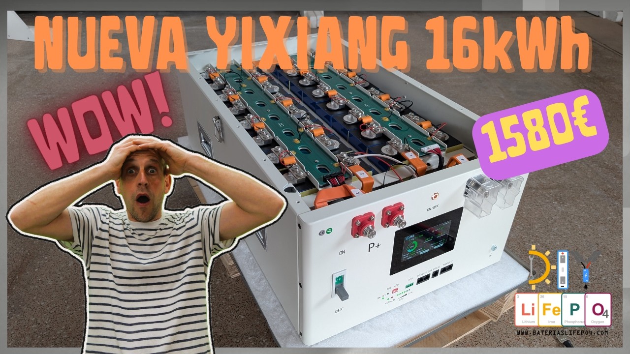Es PERFECTA, tiene TODO, con la mejor CALIDAD, especificaciones y PRECIO🔋DIY Baterías LiFePO4🔋