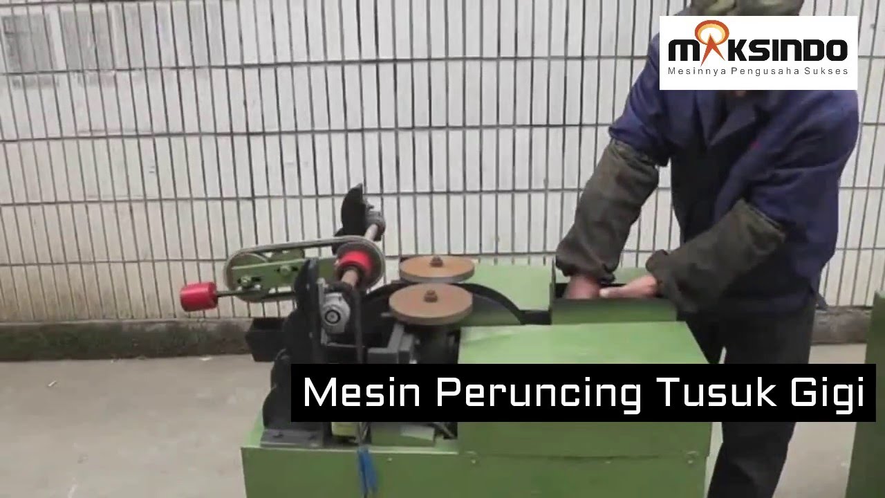 Mesin Tusuk Gigi Paket Lengkap