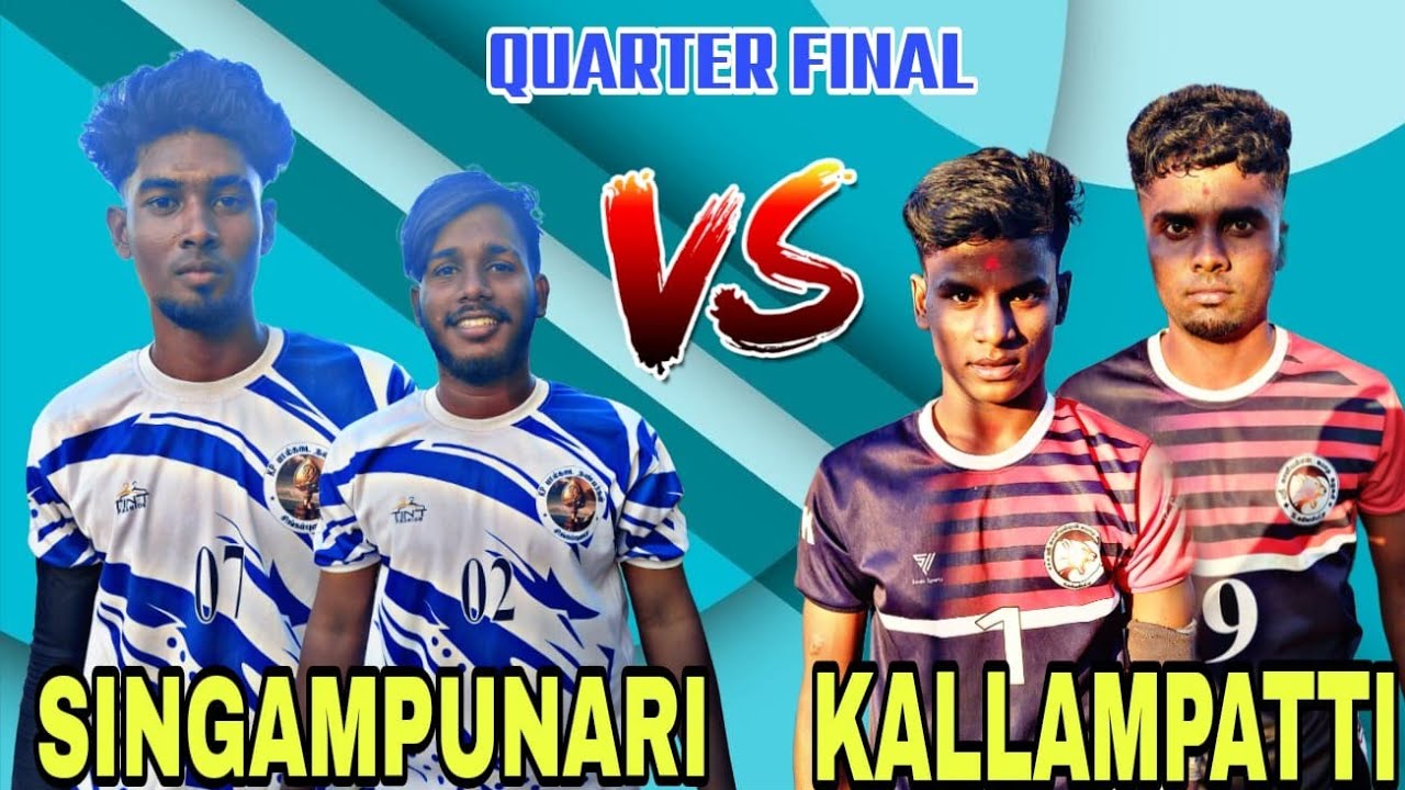 ♦️QUARTER FINAL-3 // KALLAMPATTI  VS SINGAMPUNERI // M.AYYAPATTI HOME TEAM[15K] MATCH -2026 #RA1