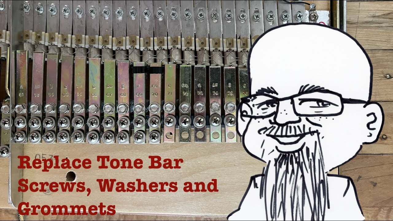 Rhodes Mark II:  Replace Screws, Washers and Grommets (Full Video)