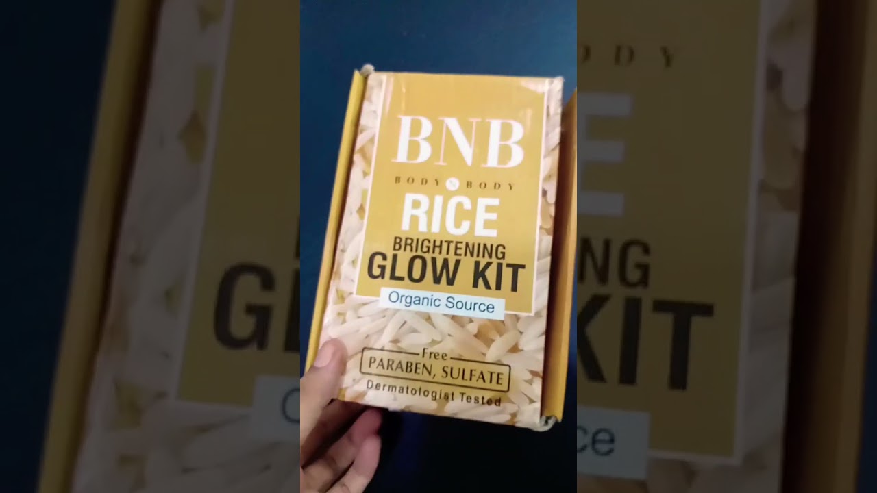 BNB rice facial kit 👍 Amazing product 🥰
