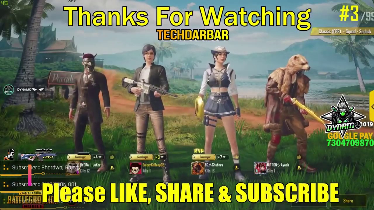 Fake Dynamo Best Gameplay with Random Players||By Tech Darbar||