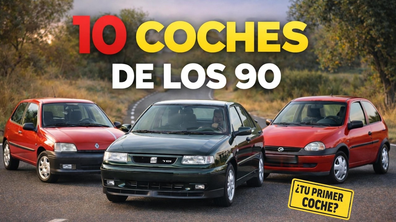 TOP 10: Los COCHES más vendidos en España en los años 90