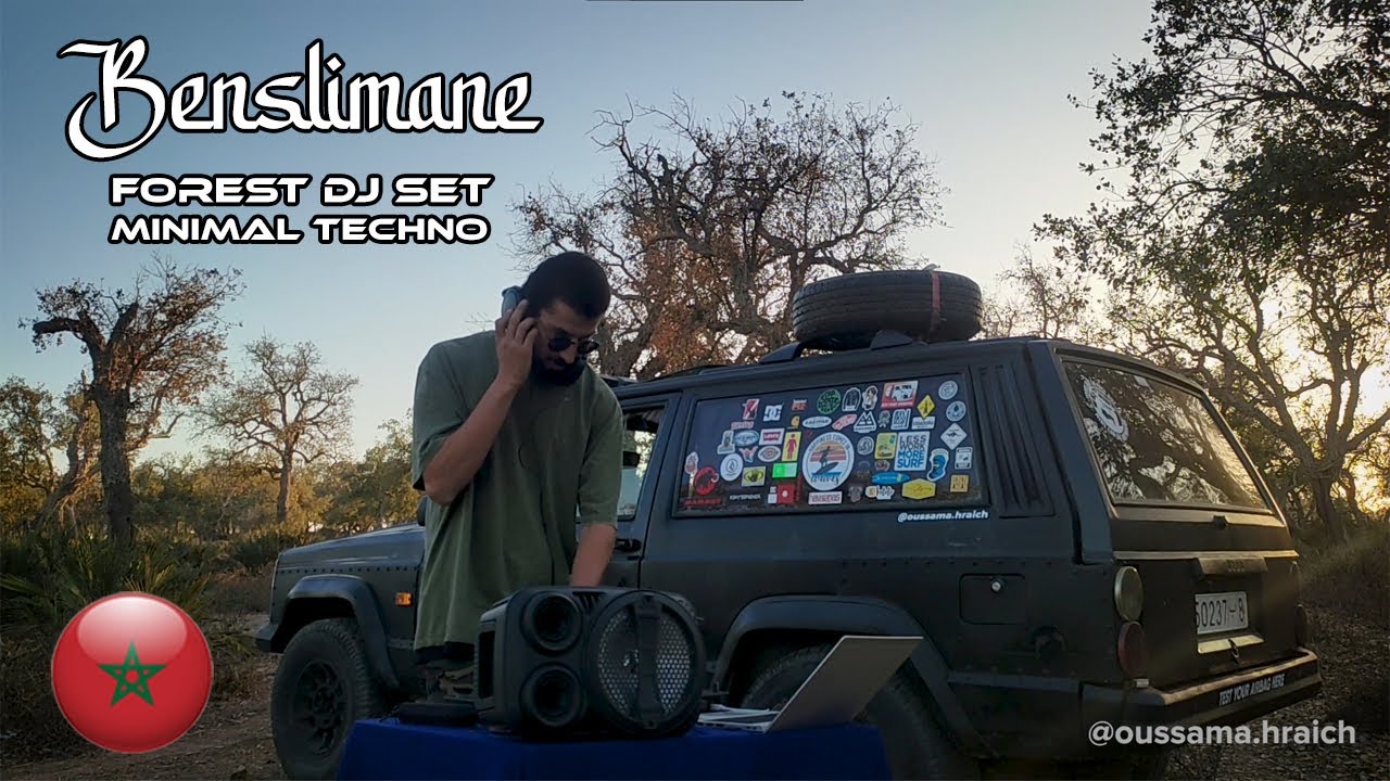Minimal Techno DJ Set in a Forest - Benslimane 🇲🇦 - Oussama Hraich