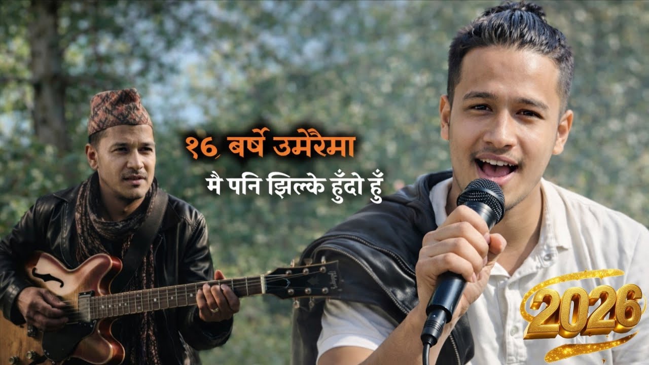 १६ बर्षे उमेरैमा मै पनि झिल्के हुँदाे हुँ ( Nepali Git //Singer by suno ai || lyric by saroj shakya)