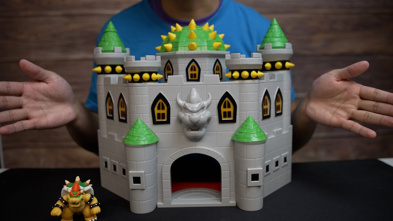 Распаковка и обзор игрового набора «Замок Боузера» от Super Mario Deluxe