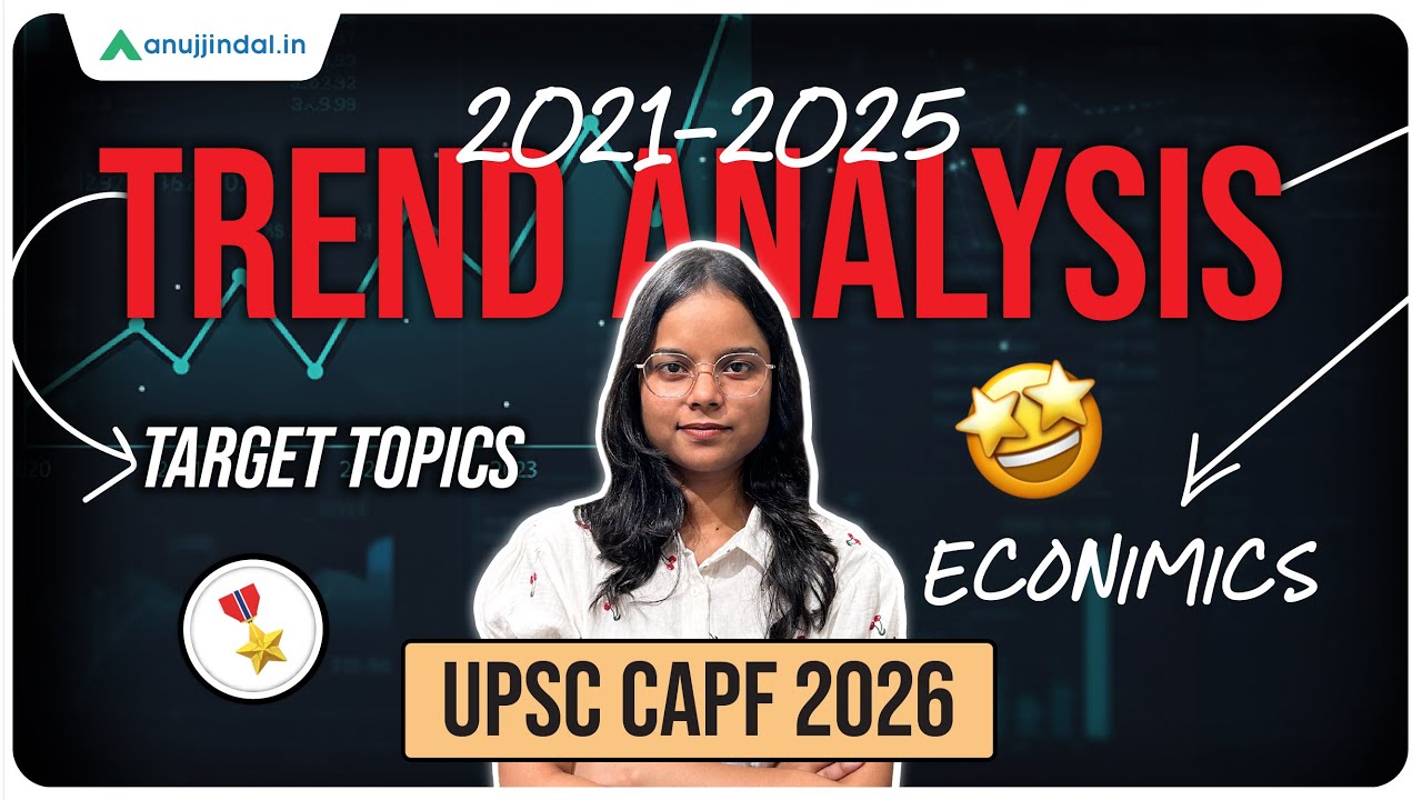 UPSC CAPF AC 2026: Economics Past Year Paper Analysis | 5 Years PYPs | Notification |  Anuj Jindal