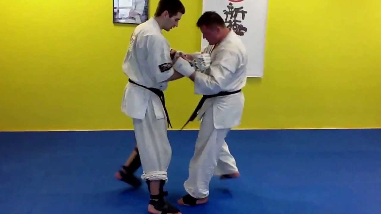 Seminarium kumite z Tomaszem Najduchem trening drugi.