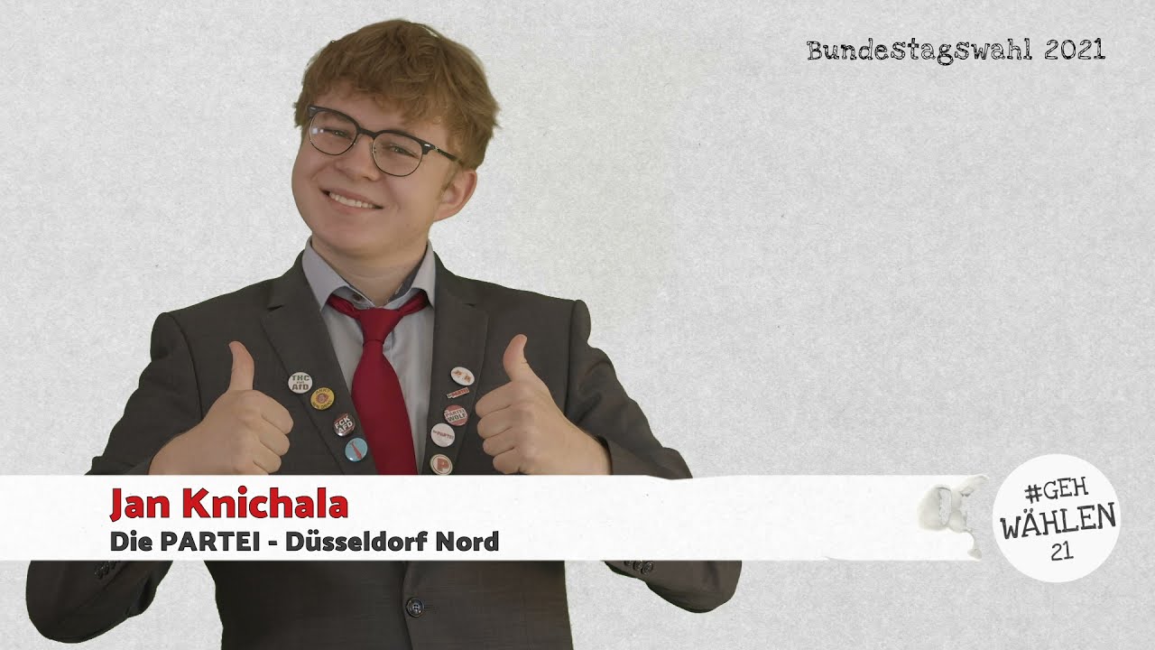Fünf Minuten mit Jan Knichala (Die PARTEI)– Bundestagswahl 2021