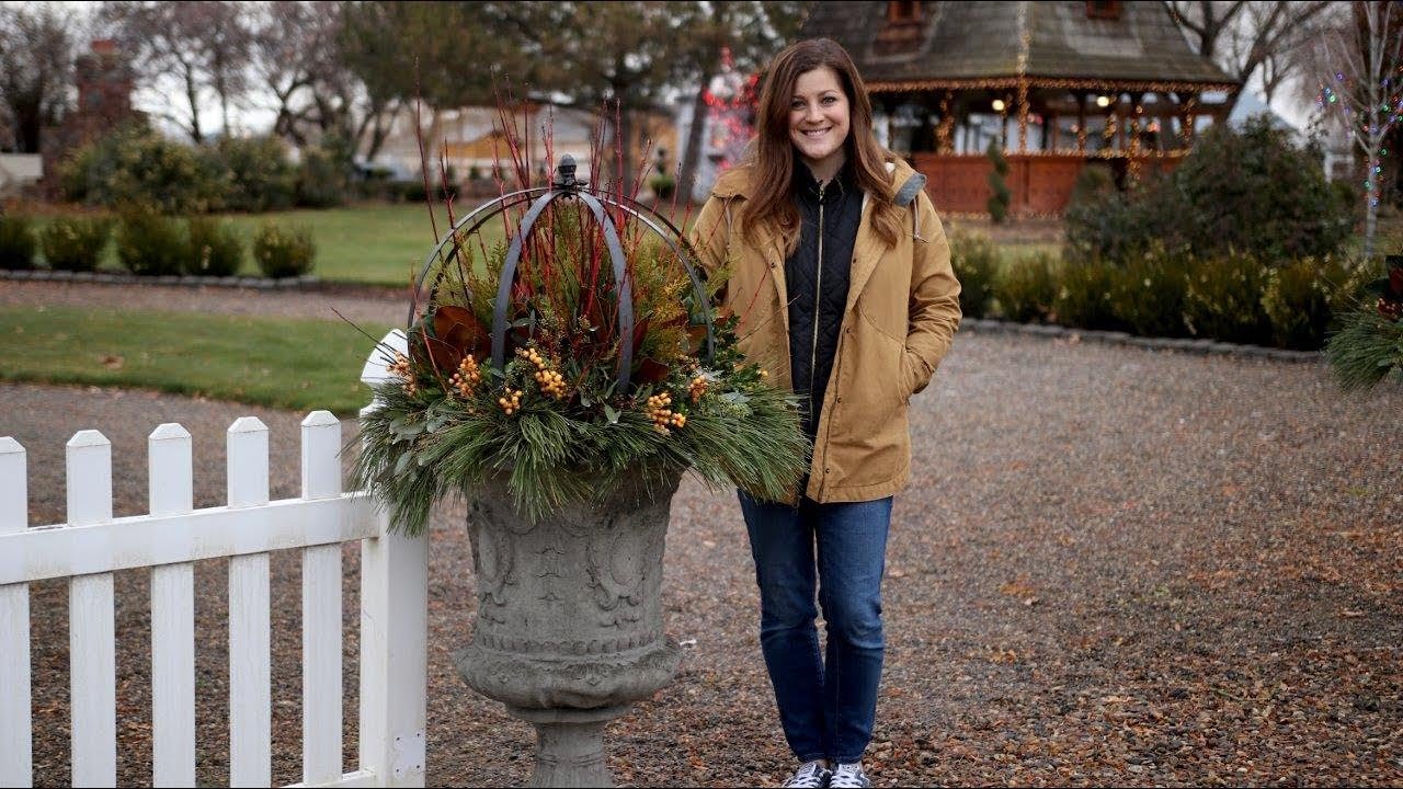 DIY Winter Urn Planters with Branches & Berries | Holiday Decorating by Proven Winners®