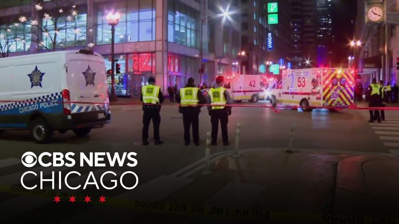 Chicago police respond to reports of multiple people shoot in the Loop near Chicago Theatre